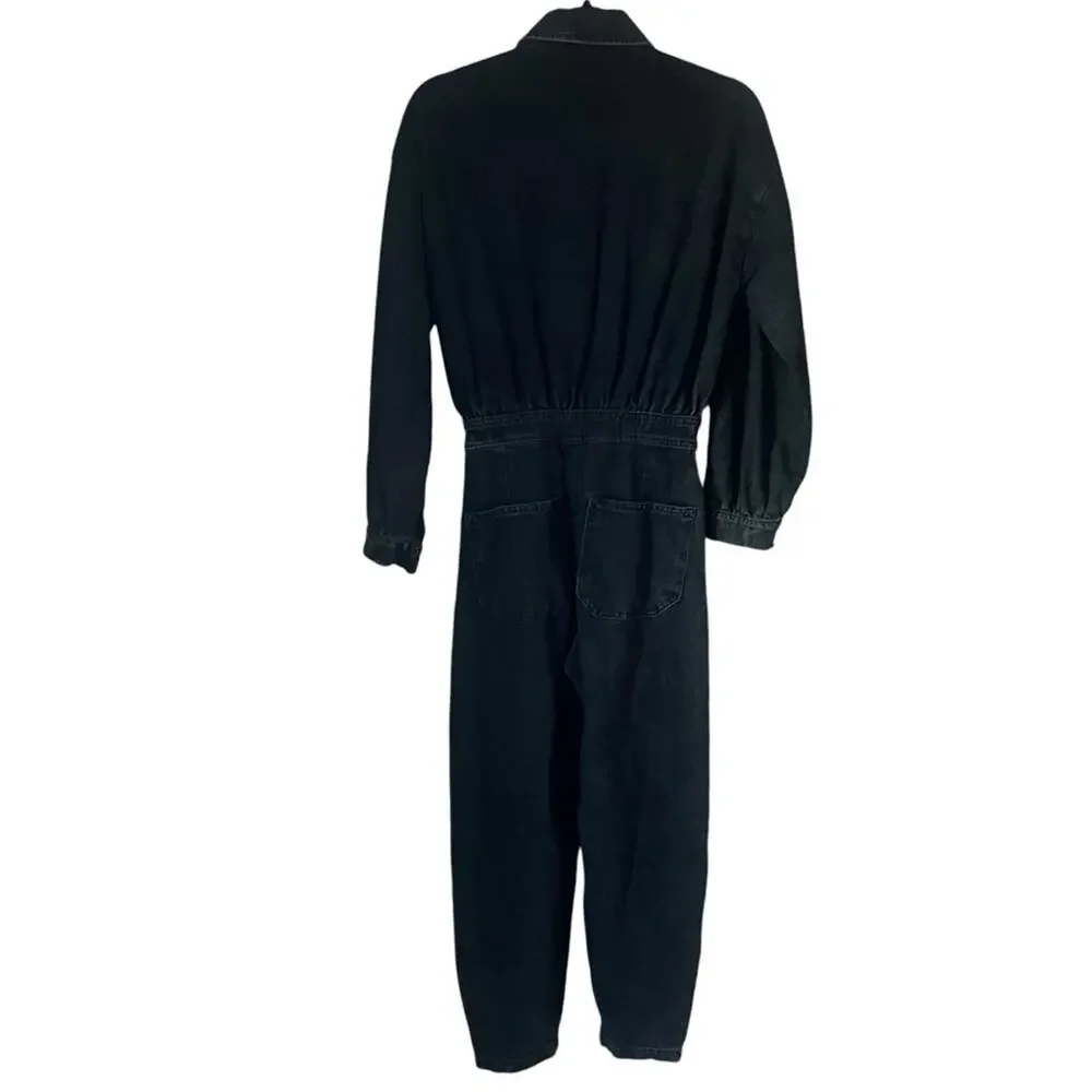 Zara Women's Black Long Sleeve Size XS Jumpsuit